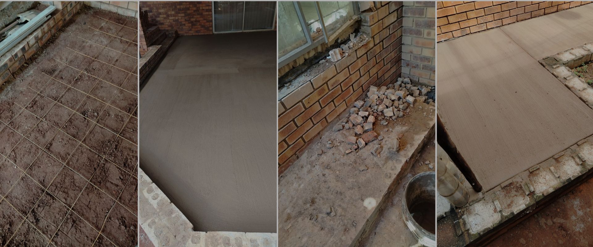 Home wall renovation before and after by Handyman Frans in Pretoria