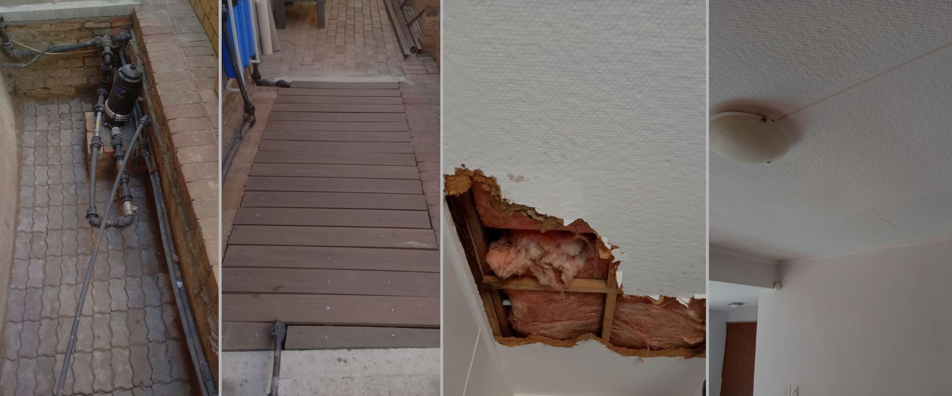Full home improvement before and after in Pretoria by Handyman Frans
